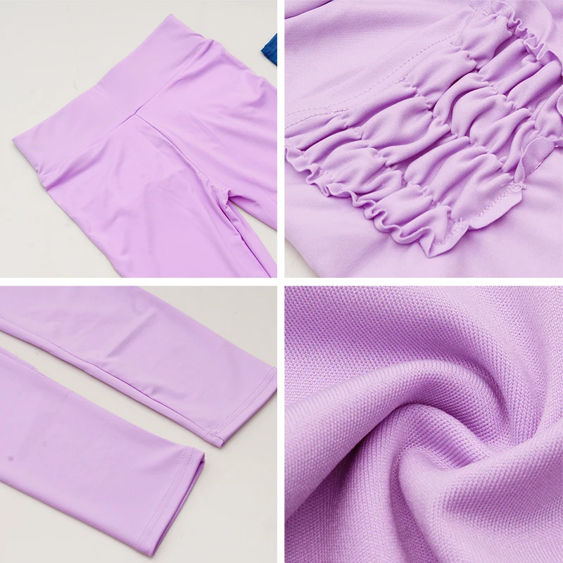 Женские леггинсы для фитнеса NORMOV пикантные Лоскутные эластичные из полиэстера с