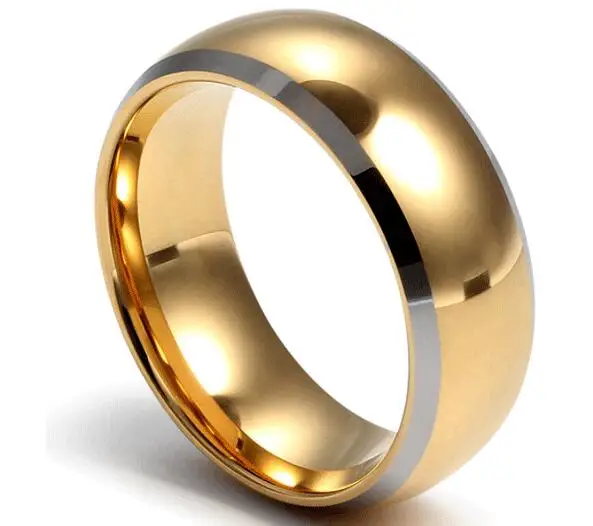 Бесплатная доставка 6 мм желтое золото покрытое полукруглым выпуклое