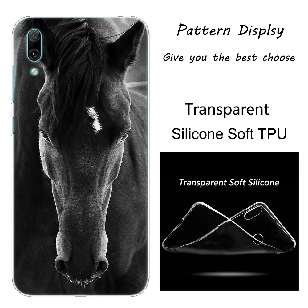 Мягкий силиконовый чехол для телефона Hot Horse Running для huawei mate 10 20 Lite Pro Enjoy 9S Y9 Y7 Y6 Y5 Pro Модный чехол
