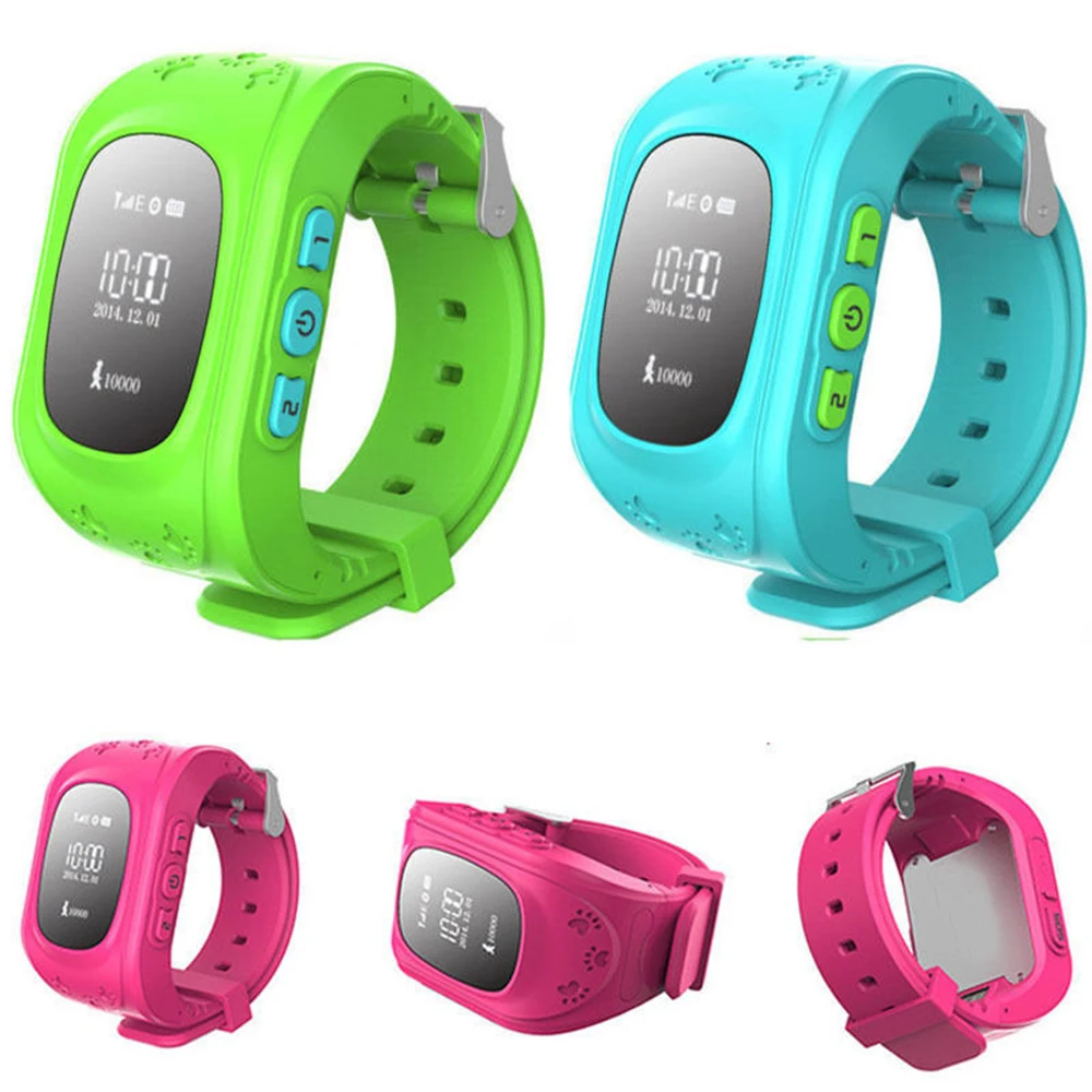 OLED трекер для детей GPS SOS умный мониторинг местоположения Детские часы