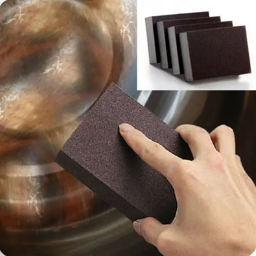 5 шт. Carborundum Волшебная кухонная губка щетка для мытья дома очиститель