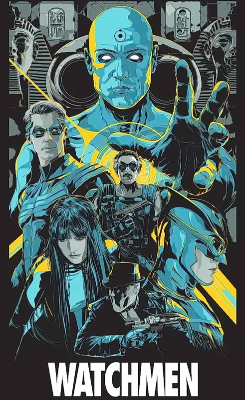 Картина написанная в стиле модерн настенный плакат сторож на холсте маслом для