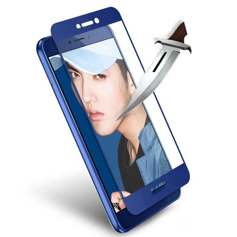 Для huawei P9 P8 Lite 2017 полноэкранная защитная пленка закаленное стекло для Huawei Honor 8 10