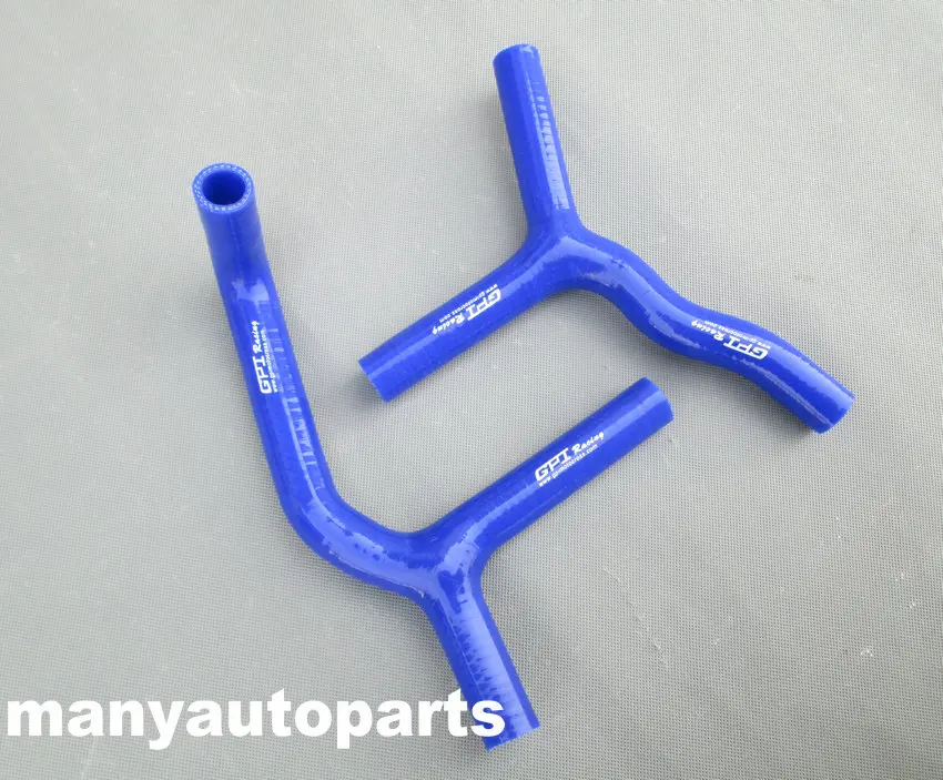 FOR KTM 85/105 SX/XC 2003-2012 silicone radiator BLUE hose Y kit 04 05 06 07 08 09 10 11 12 | Автомобили и мотоциклы
