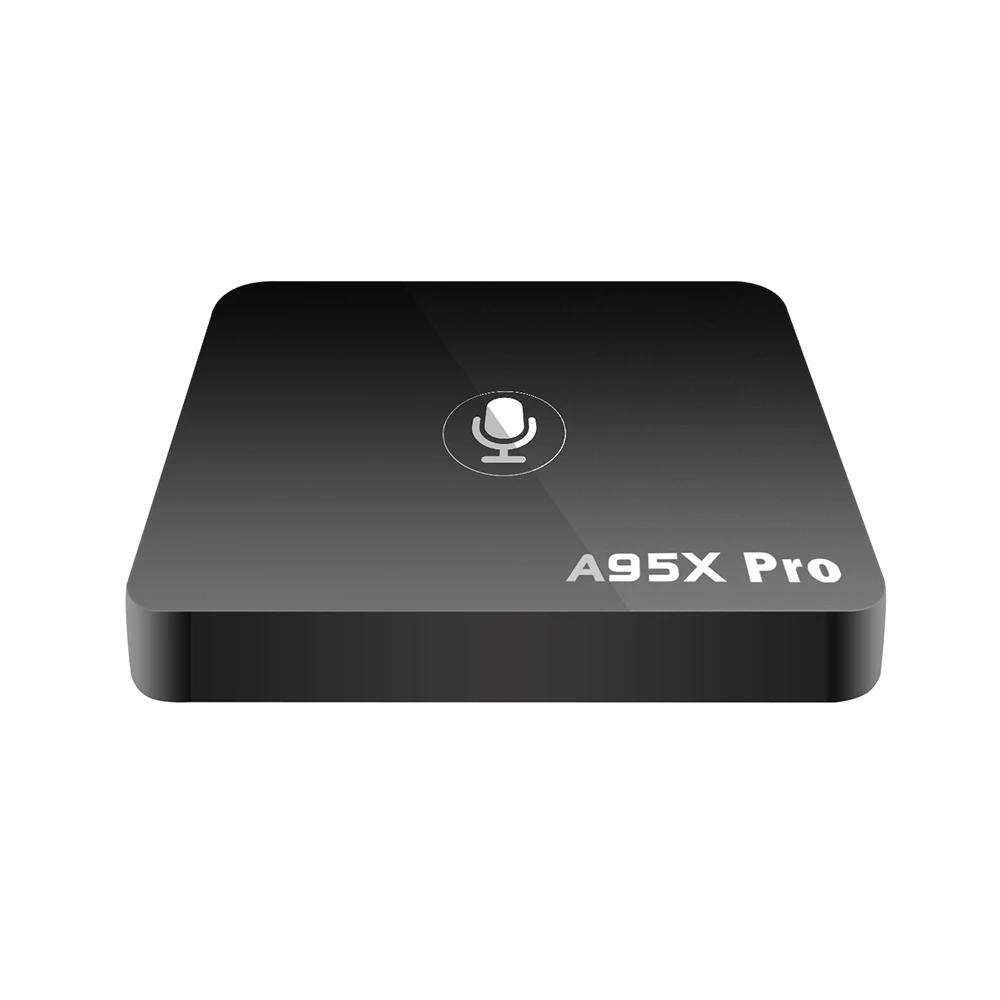 A95X PRO Voice Control TV Box Android 7.1 Amlogic S905W 2GB RAM 16GB ROM Set Top 2.4G WiFi H.265 4K HD Media Player | Электроника