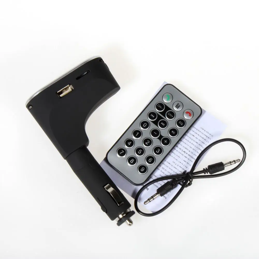 Новый автомобильный ЖК-модулятор FM-передатчик аудио микрофон беспроводное радио