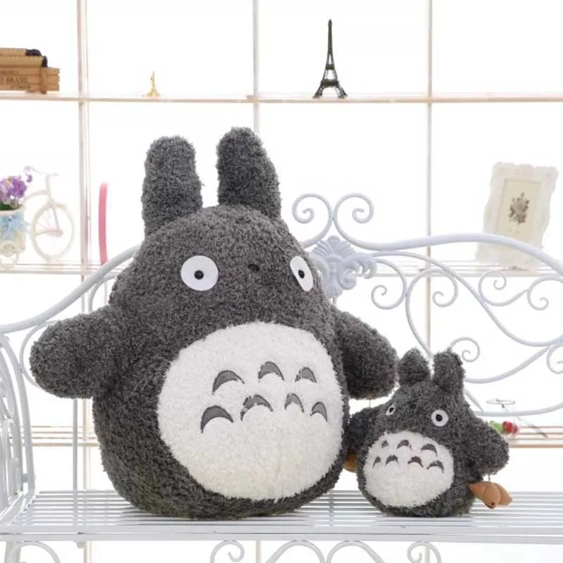 

Totoro Plush Toy Japanese Anime Totoro Figure Soft Dolls Gray My Neighbor Totoro Pillow Kids Toys gift for girlfriend and child