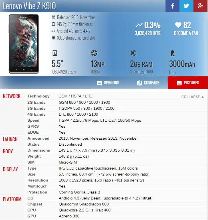 Для Lenovo Vibe Z K910 средний держатель средняя рамка Корпус Запасные части
