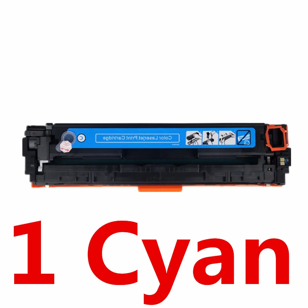 1 Cyan CF350 CF351A CF352A CF353A 130A Цвет тонер-картридж для HP LaserJet Pro MFP M176n M176 M177fw M177 принтер - Цвет: 1 Cyan