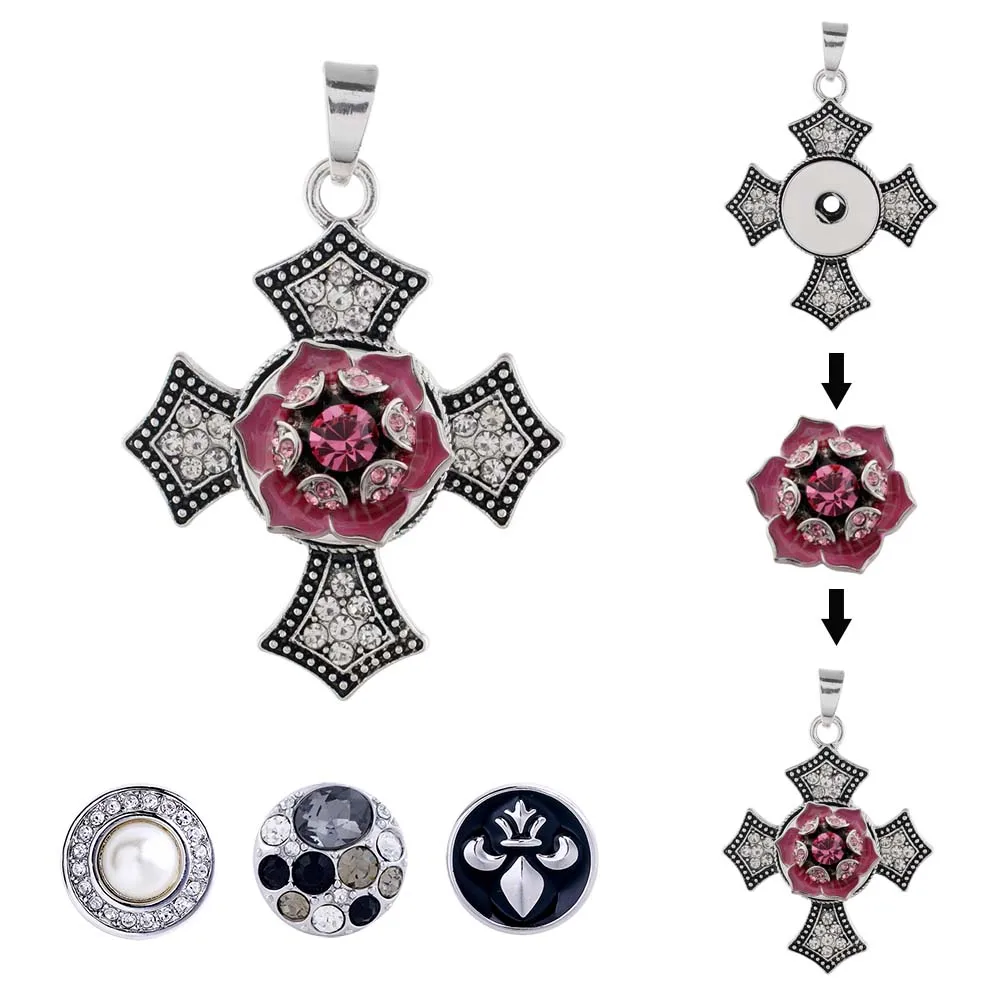 Partnerbeads кулон с крестиком подходят синие украшения со стразами новая вера DIY