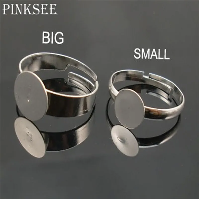 20 шт. заготовки для колец 3 размера|ring findings|blank ring settingsbase pad |