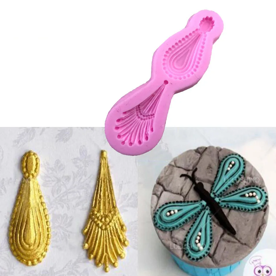 Luyou DIY ретро ювелирные изделия кулон силиконовые Форма для торта капкейков формы