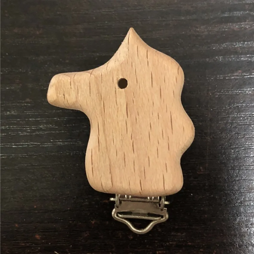 5pcs cute animal modeling beech pacifier clip chain baby Diy preferred accessories | Мать и ребенок