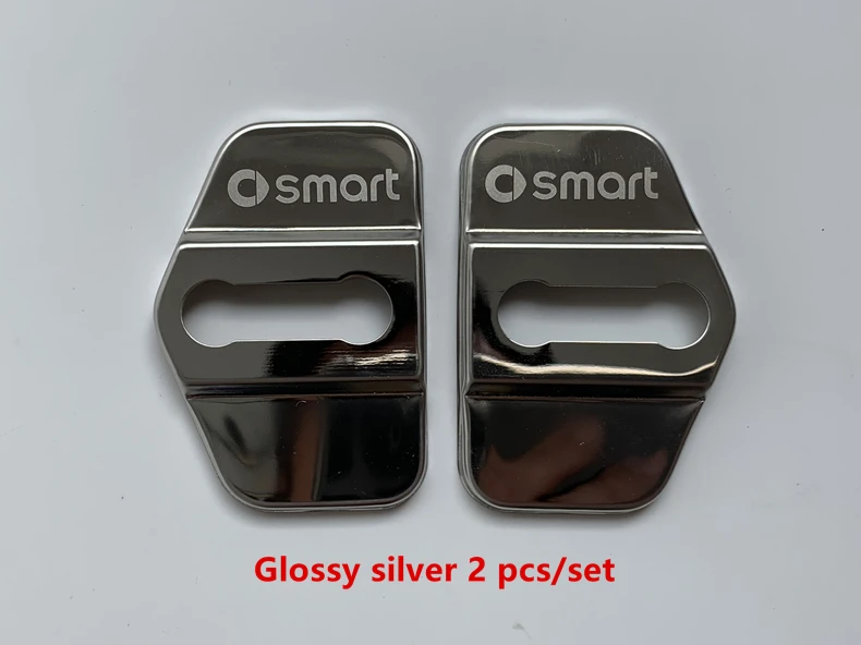 2 шт. крышка дверного замка из нержавеющей стали для 1998-2007 Smart 450Fortwo декоративная Защитная крышка от ржавчины аксессуары для модификации автомобиля