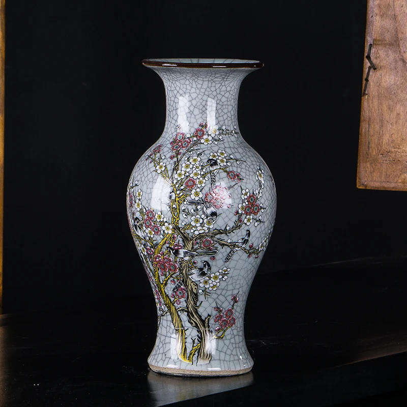 Цзиндэчжэнь фарфоровая керамическая ваза антикварная Новый китайский стиль
