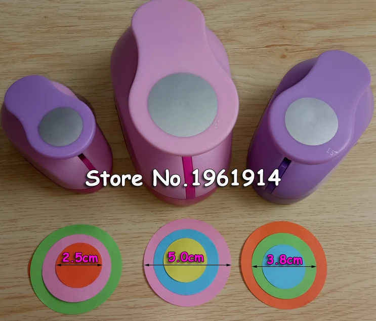 Бесплатная доставка новинка комплект из 3 предметов форма круга ремесло Дырокол