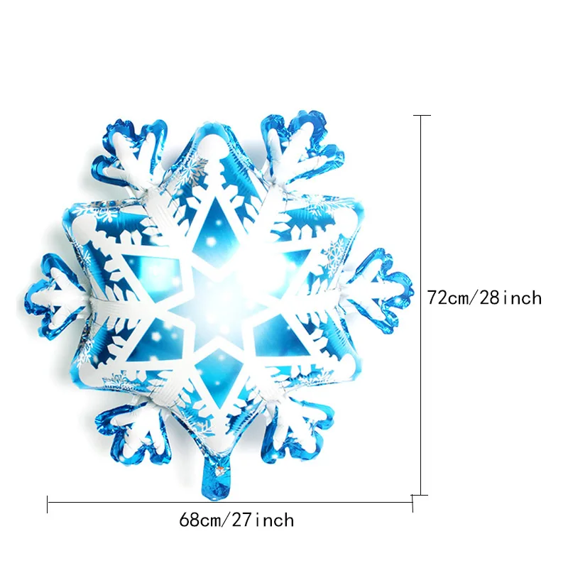 Christmas foil balloons snowflake Frozen Snowflake Clear Air Balloons Toy Ball Wedding Birthday Party | Дом и сад