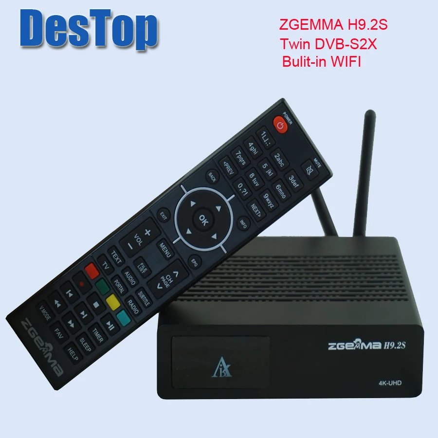Новая версия ZGEMMA H9.2S Linux OS Enigma2 цифровой 4K UHD спутниковый ресивер DVB S2X + двойной