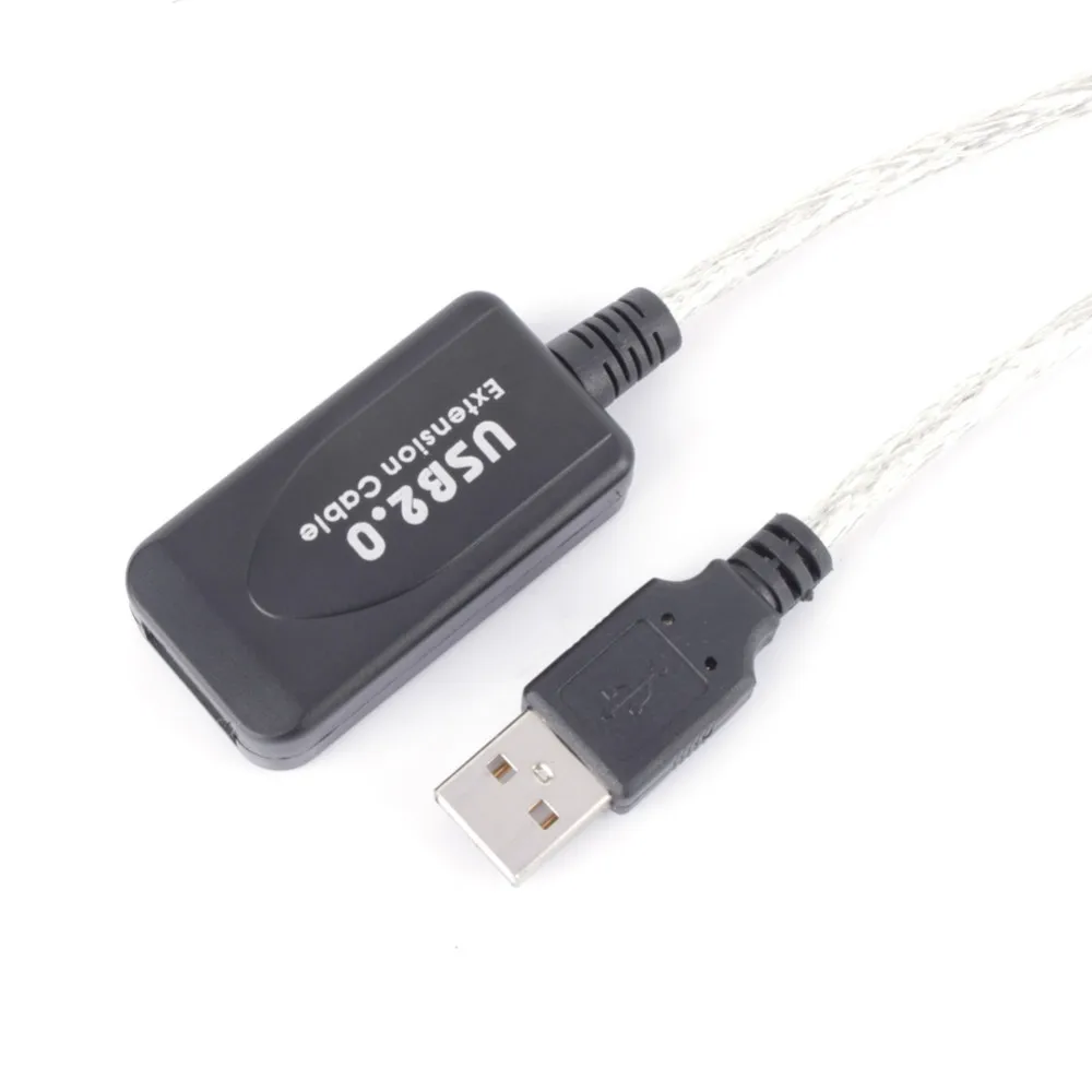 2,0 USB 5 м/10 м/15 м/20 м Удлинительный кабель Активный Кабель ретранслятор для мужчин и женщин высокоскоростной провод USB адаптер для портативных ПК