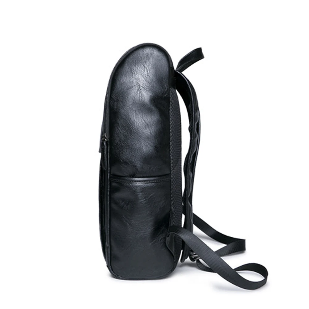 FUSHAN Brand Preppy Style Leather School Backpack Bag For College Simple Design Men Casual Daypacks mochila male New | Багаж и сумки