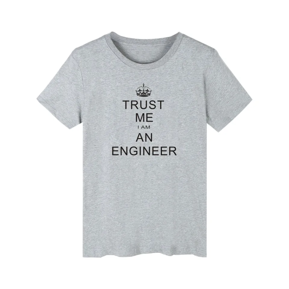 Оптовая продажа летняя мужская футболка с надписью I Am An Keep Calm Trust Me Humor Engineer
