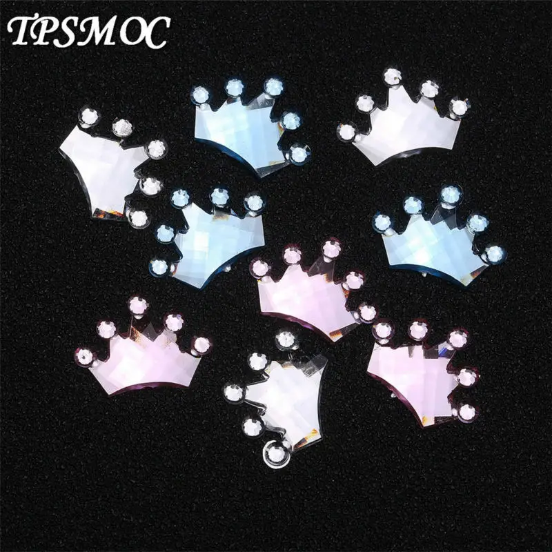 

100PCS Crown Acrylic Rhinestone Craft baby shower decoration favor boy and girl party souvenirs Decoration Free Shipping