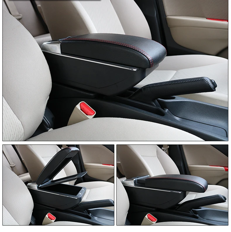 Для Honda City особый подлокотник коробка для хранения подстаканник Опора под локоть