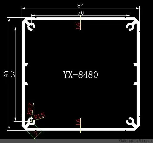 GD-PARTS 1 PC 84*80*91 мм Алюминий трансформатор Триод защитную крышку Защитный футляр Hifi аудио гнездо трубки DIY
