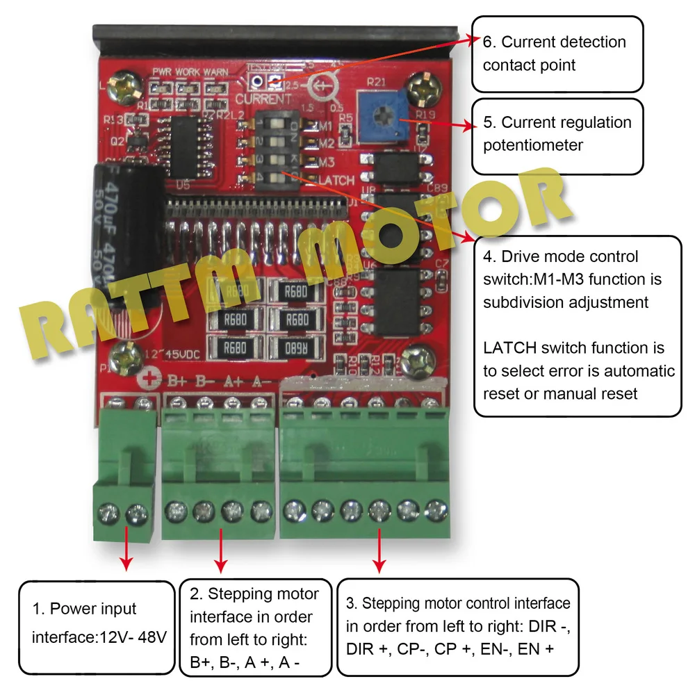 4 5a Single axis TB6600 плата блокировки шагового двигателя | Обустройство дома
