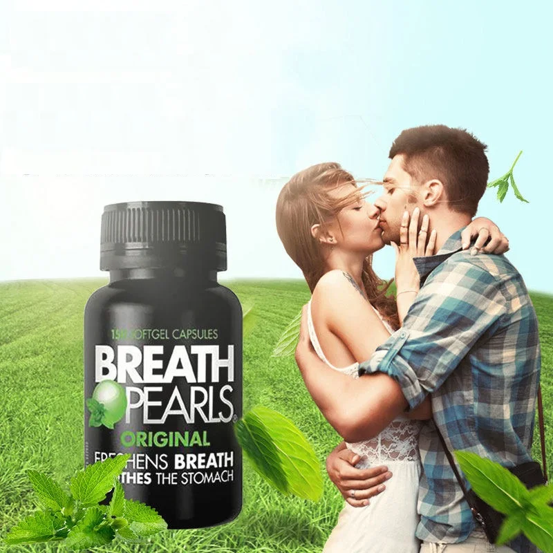 

Australia Breath Pearls Original Freshens Breath 150S Peppermint Parsley Flavour for Long Lasting Fresh Breath