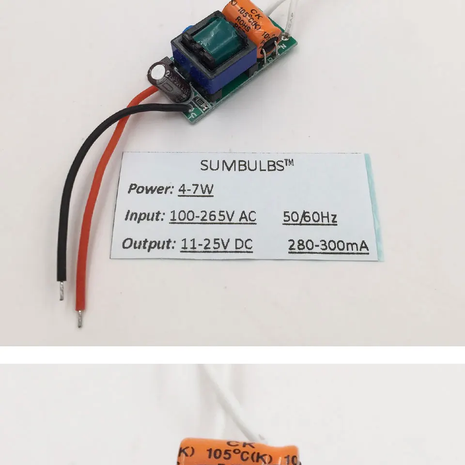3W 5W 10W 15W 20W 25W 30W 35 Вт с драйвером постоянного тока для светодиода 100V 220V преобразователь переменного тока в постоянный Питание трансформатор доска 50/60hz