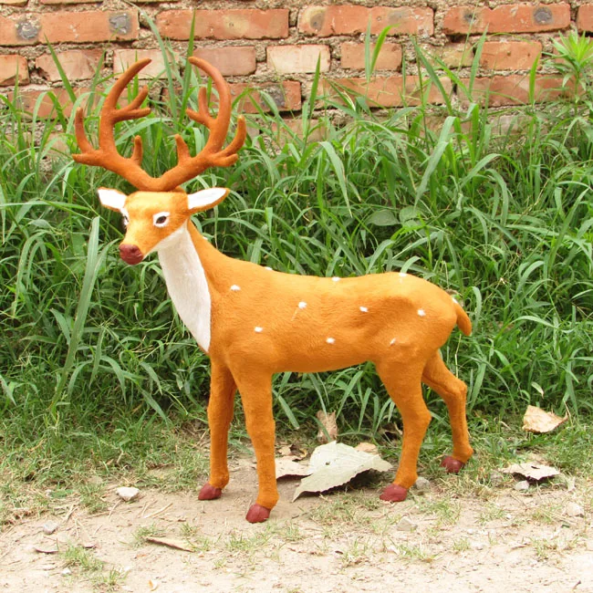 big creative simulation deer toy handicraft standing doll gift about 41x52cm 1601 | Игрушки и хобби