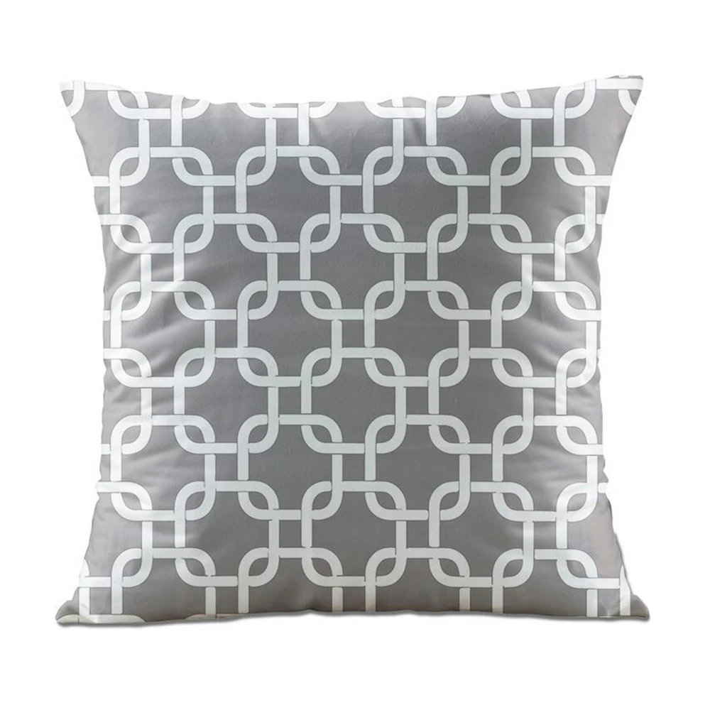 1pc Vintage Geometric Linen Decorative Pillowcases 470*740'' Pillowslip | Дом и сад