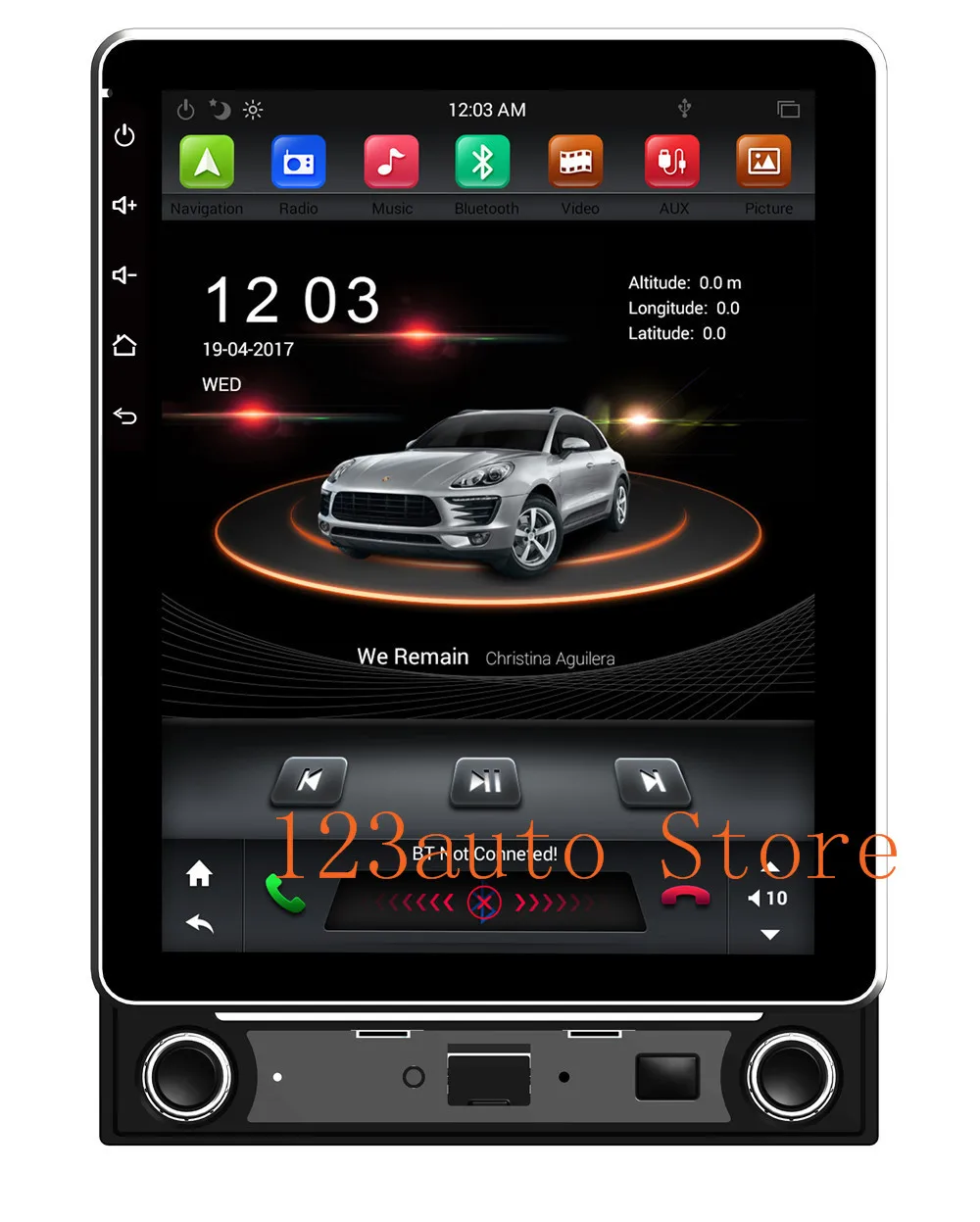 9 7 дюймов вертикальный Tesla стиль Android 1 автомобильный DVD gps плеер navi универсальное