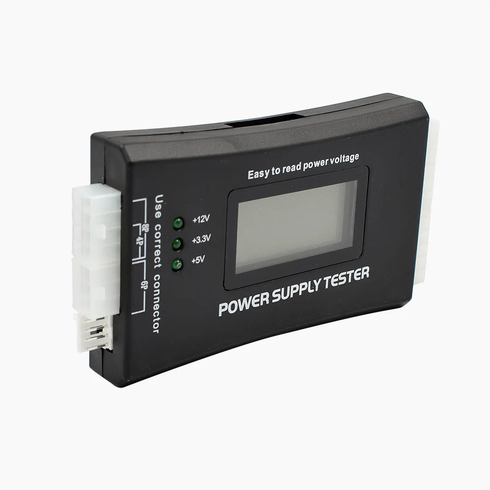 Thundeal Computer 20/24 PIN Power Supply Measuring Diagnostic Tester Check Quick Digital LCD Display Bank | Компьютеры и офис