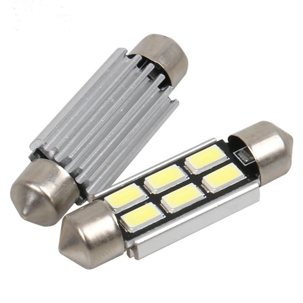 YSY 2 шт. Canbus купольная гирлянда 6SMD 5630 LED 39 мм 12 В C5W светодиодная для дорожек
