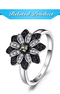 Jewelrypalace цветок натуральный темно-серый дымчатый кварц черной шпинели Серьги-гвоздики 925 серебро Для женщин Мода Шарм Красивые ювелирные изделия