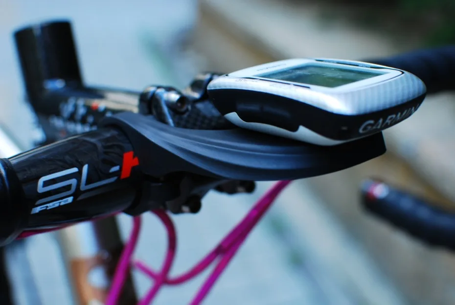 Черный Велосипедный дорожный велосипед держатель для Garmin Edge 200 500 510 800 810 1000 компьютерный руль gps преобразования сиденья 25,4 мм/31,8 мм - Цвет: Черный