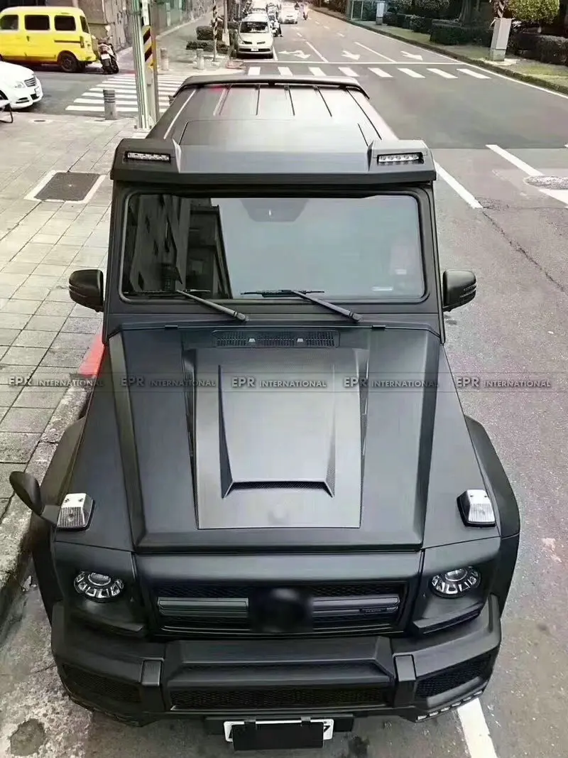 Карбоновый капот для BENZ W463 G Class BRS style карбоновый капот Ventd Body Kit Отделка тюнинг аксессуары для W463 гоночная часть