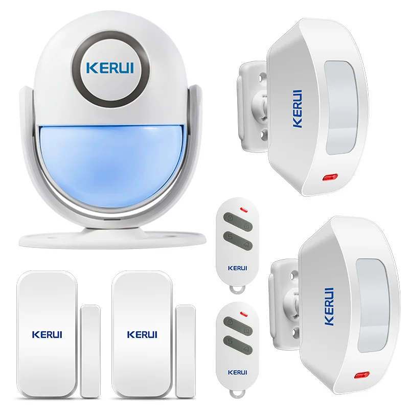 KERUI wi fi домашняя охранная сигнализация IOS/Android приложение беспроводной контроль