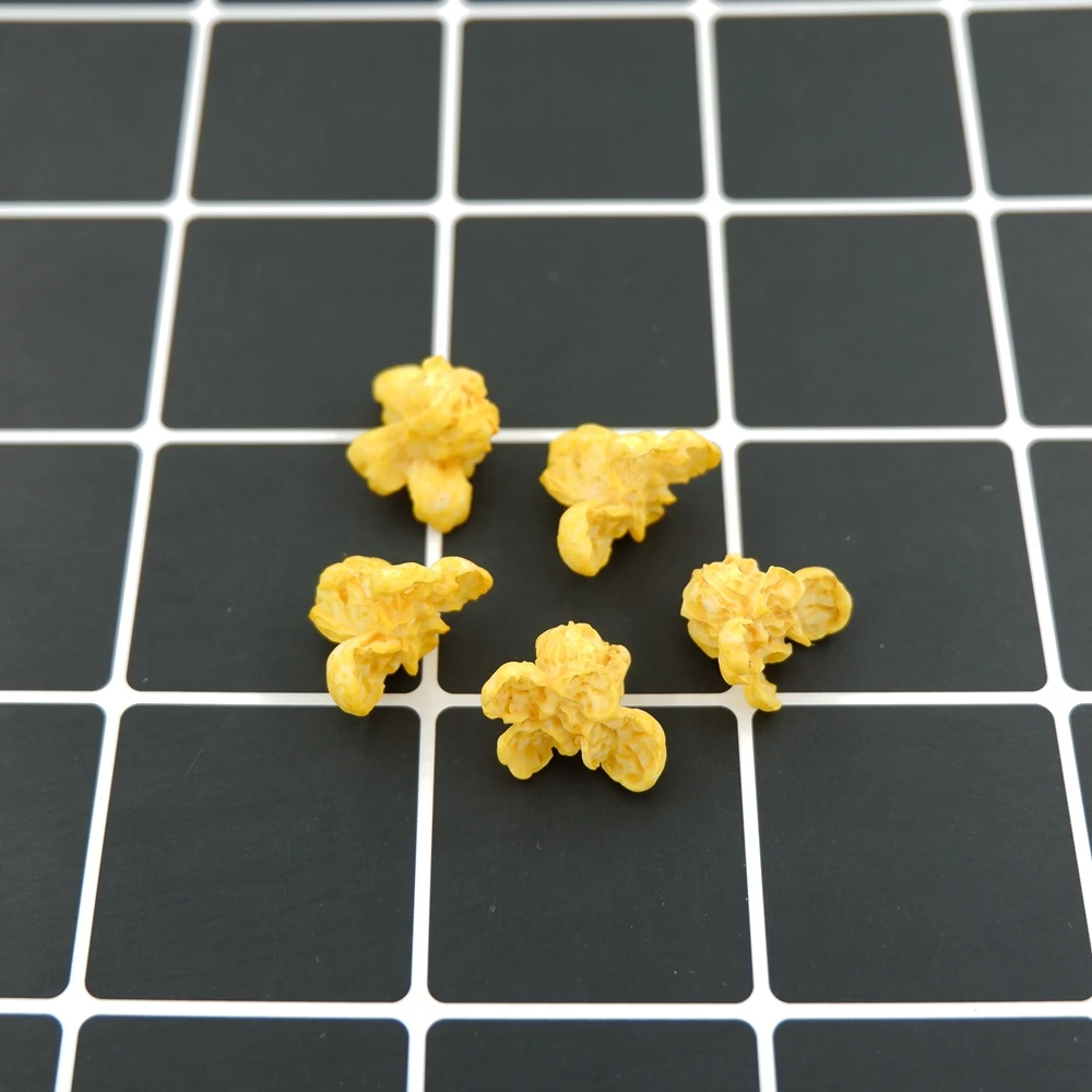 Кавайный попкорн 3d Кабошон из смолы для украшения телефона бант волос diy