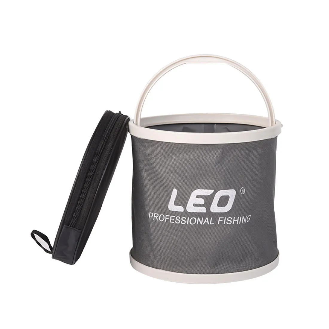 Складное ведро портативное холщовое для отдыха на открытом воздухе походов