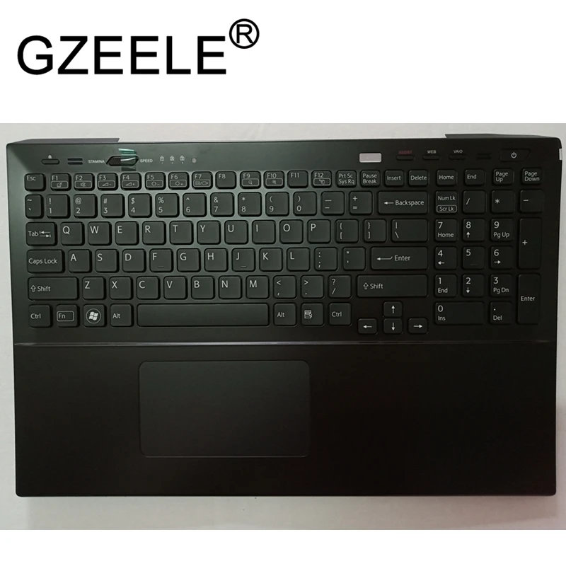 GZEELE Новинка для sony vaio SVS15 SV S15 SVS151100C SVS15118ECB SVS15118ECW Упор рук верхняя крышка