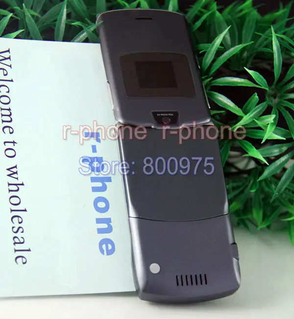 Оригинальный отремонтированный мобильный телефон Motorola V3 2G GSM разблокирован|cell
