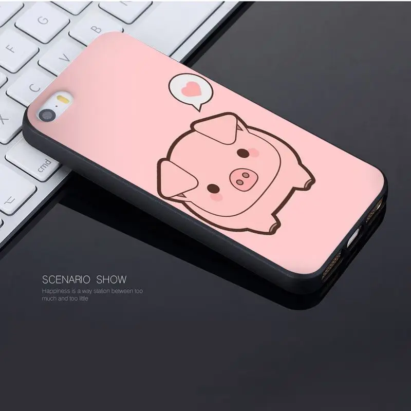 Yinuoda для iphone 7, 6 X чехол с мультяшным котом, милой мышкой, Свинкой, крысой, котом, собакой, Роскошный чехол для телефона для iphone 7, X, 6, 6 S, 8 Plus, 5, 5S, SE, 5C