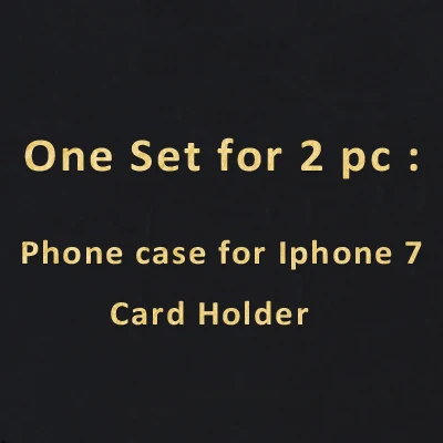 For Iphone 7 Hiram Beron сделай свой собственный бумажник для карт чехол croco с узким карманом для карт Рождественский подарок Прямая поставка - Цвет: For Iphone 7
