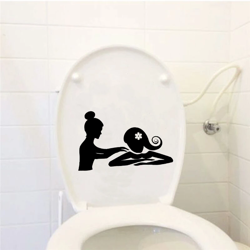 

Spa Massage Beauty Woman Fashion Vinyl Wall Decals Toilet Stickers 6WS0189