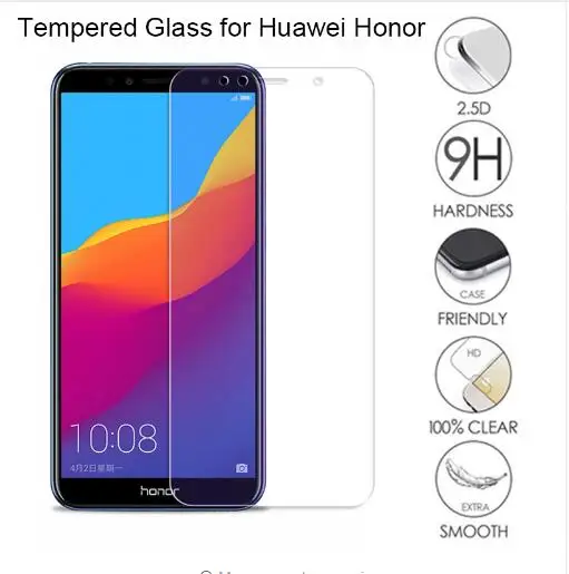Закаленное стекло для Huawei Y3 Y5 Y6 Y7 2017 P8 Lite P9 5C Y5ii Y6ii Prime 2018 защитная пленка экрана 2