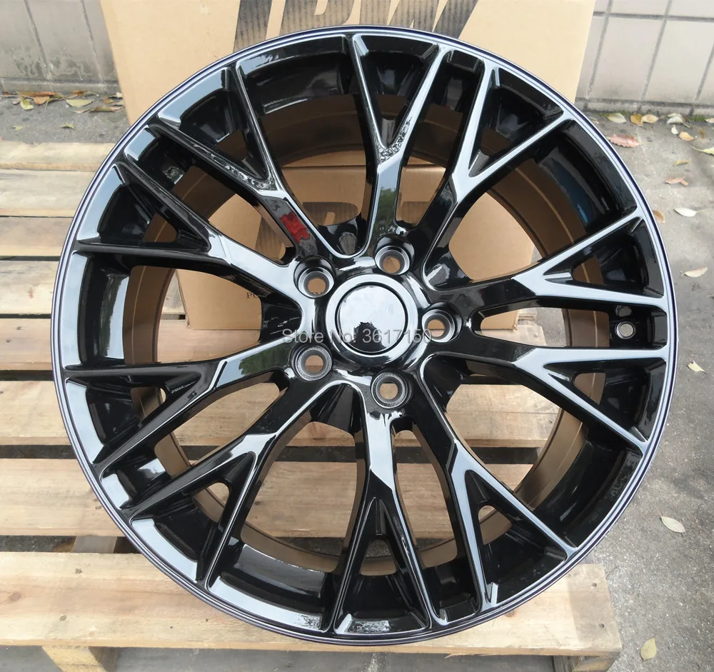

19*10J Wheel Rims Of The PCD 5x120.7 Center Broe 70.3 ET79 With The Hub Caps