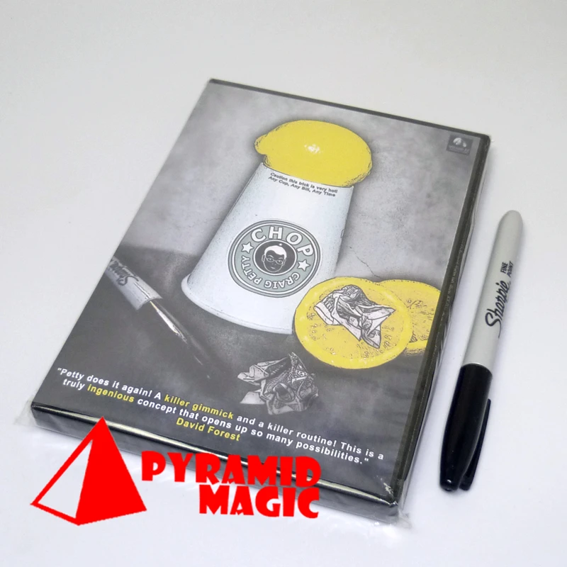 Нарезанный (Gimmicks и DVD) магический магазин Крейга мира крупным планом уличный